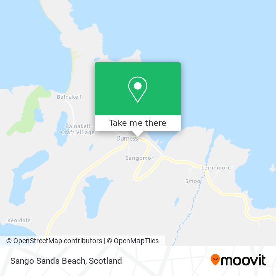 Sango Sands Beach map