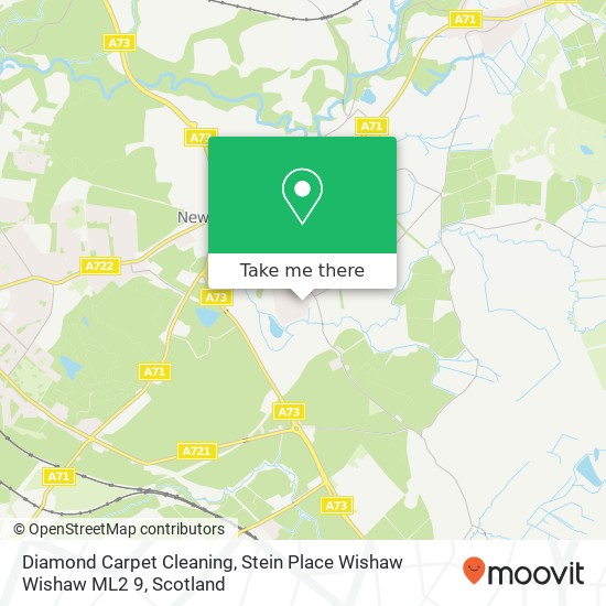 Diamond Carpet Cleaning, Stein Place Wishaw Wishaw ML2 9 map