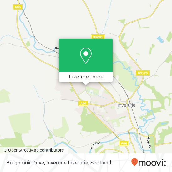 Burghmuir Drive, Inverurie Inverurie map