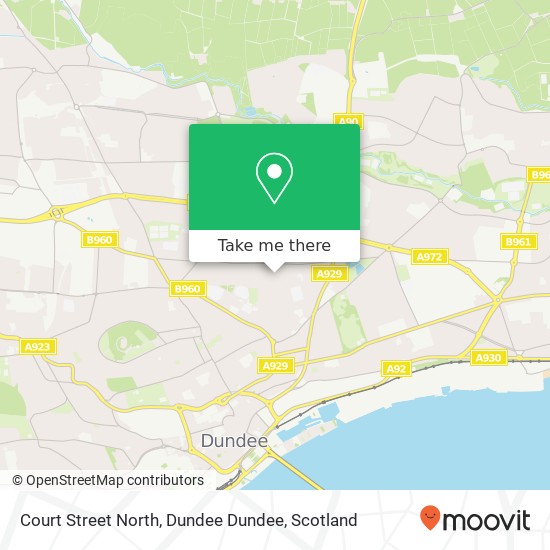 Court Street North, Dundee Dundee map