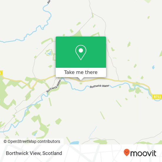 Borthwick View, B711 Hawick Hawick TD9 7 map