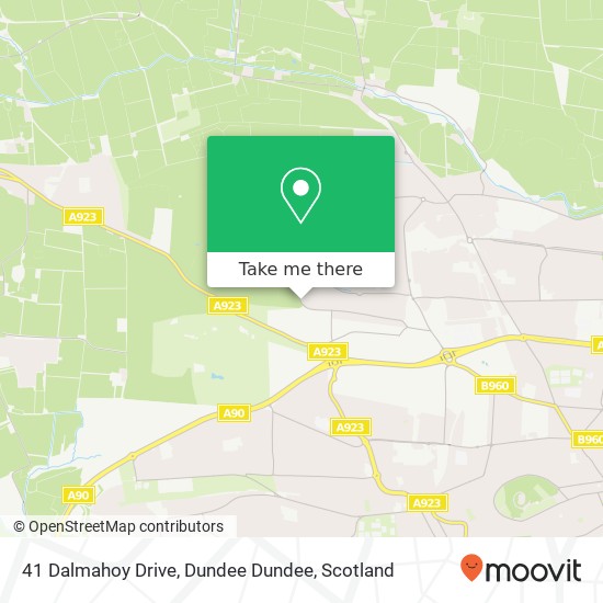 41 Dalmahoy Drive, Dundee Dundee map