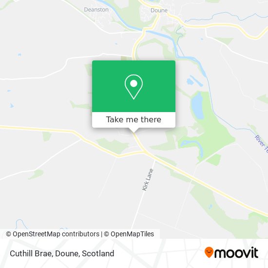 Cuthill Brae, Doune map