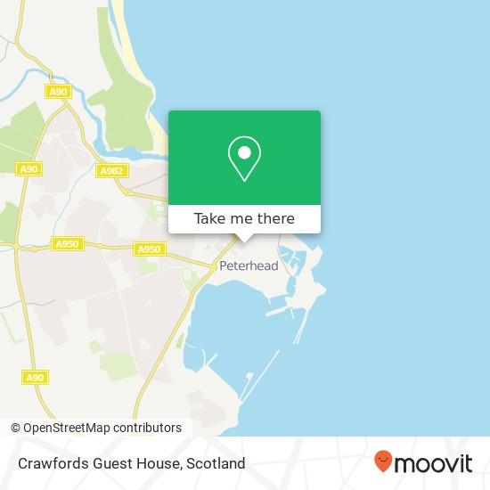 Crawfords Guest House map