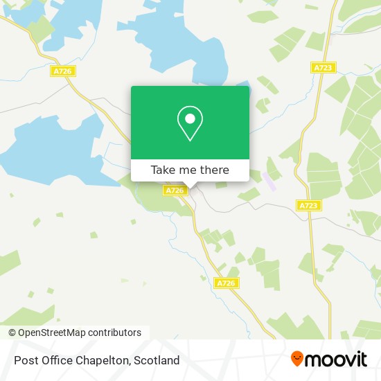 Post Office Chapelton map