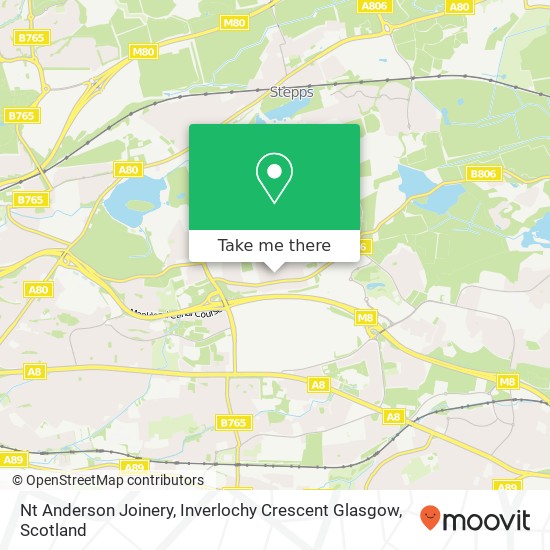 Nt Anderson Joinery, Inverlochy Crescent Glasgow map