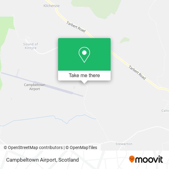 Campbeltown Airport map
