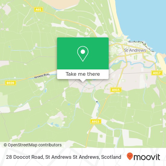 28 Doocot Road, St Andrews St Andrews map