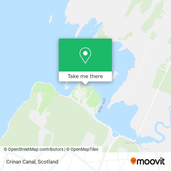 Crinan Canal map