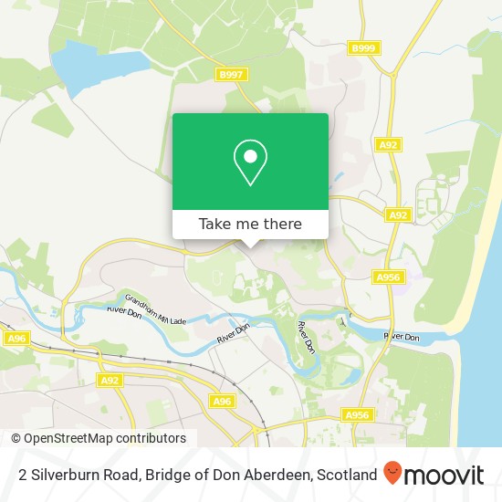 2 Silverburn Road, Bridge of Don Aberdeen map
