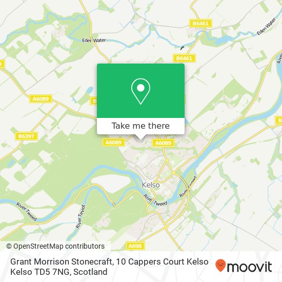 Grant Morrison Stonecraft, 10 Cappers Court Kelso Kelso TD5 7NG map