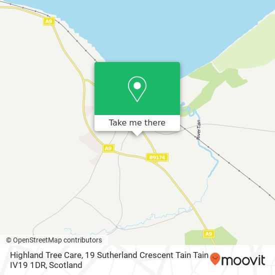 Highland Tree Care, 19 Sutherland Crescent Tain Tain IV19 1DR map