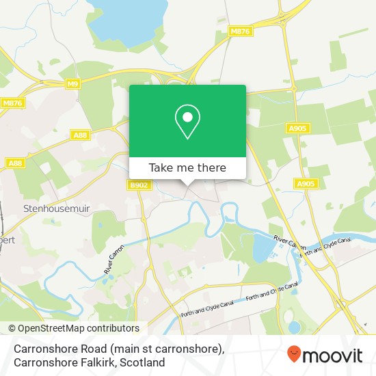 Carronshore Road (main st carronshore), Carronshore Falkirk map