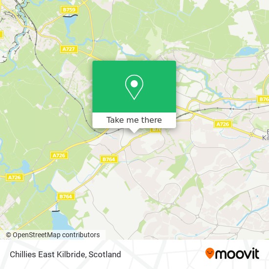 Chillies East Kilbride map