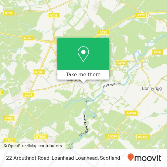 22 Arbuthnot Road, Loanhead Loanhead map