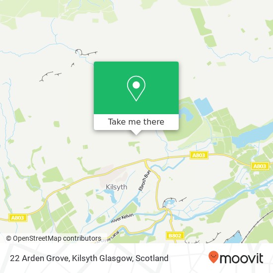 22 Arden Grove, Kilsyth Glasgow map