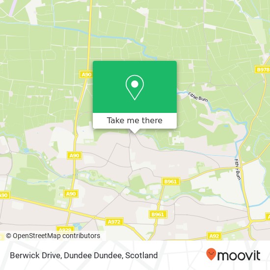 Berwick Drive, Dundee Dundee map