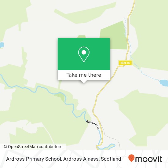 Ardross Primary School, Ardross Alness map