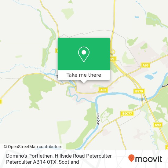 Domino's Portlethen, Hillside Road Peterculter Peterculter AB14 0TX map