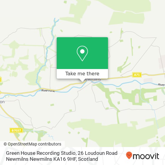 Green House Recording Studio, 26 Loudoun Road Newmilns Newmilns KA16 9HF map