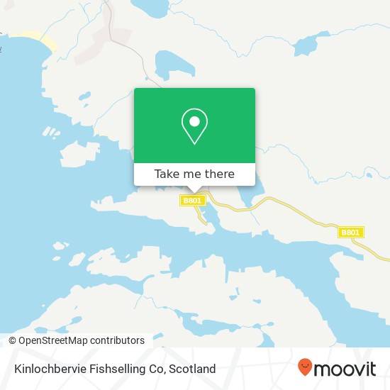 Kinlochbervie Fishselling Co map