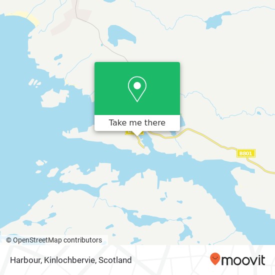 Harbour, Kinlochbervie map