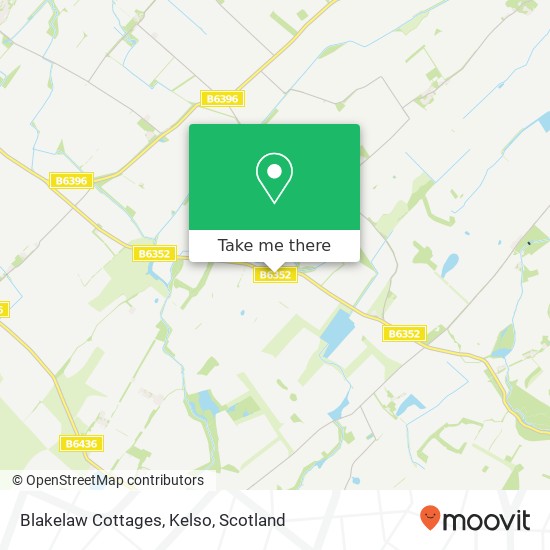 Blakelaw Cottages, Kelso map