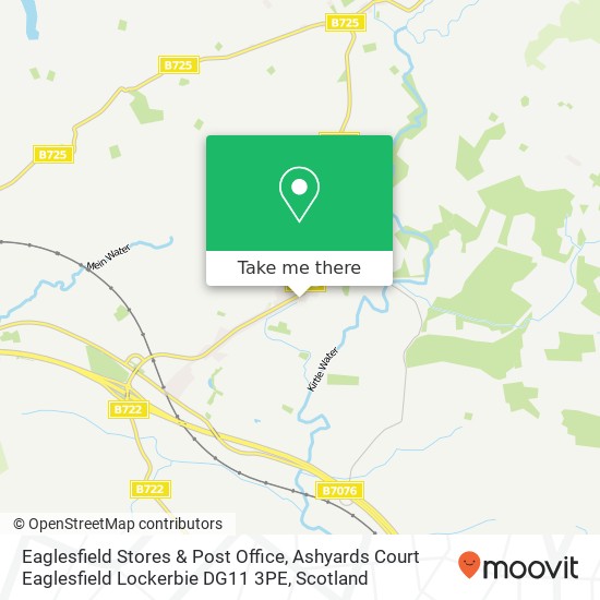 Eaglesfield Stores & Post Office, Ashyards Court Eaglesfield Lockerbie DG11 3PE map