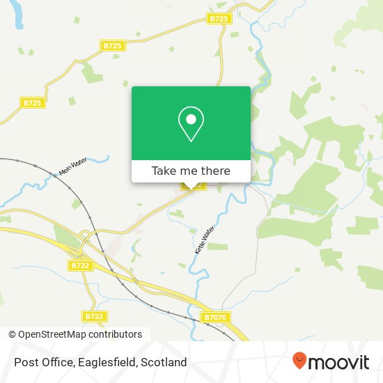 Post Office, Eaglesfield map