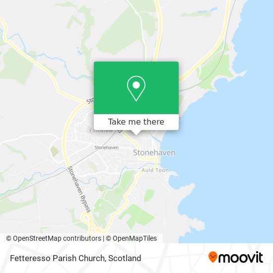 Fetteresso Parish Church map