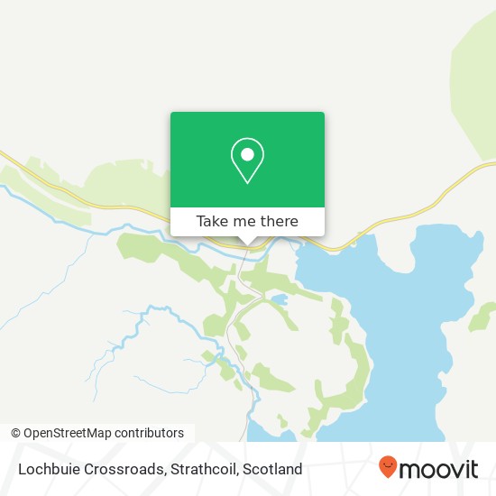 Lochbuie Crossroads, Strathcoil map