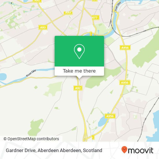 Gardner Drive, Aberdeen Aberdeen map