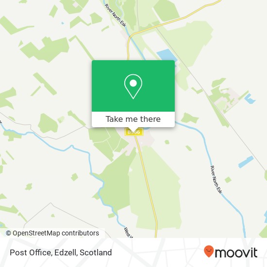 Post Office, Edzell map