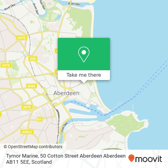 Tymor Marine, 50 Cotton Street Aberdeen Aberdeen AB11 5EE map