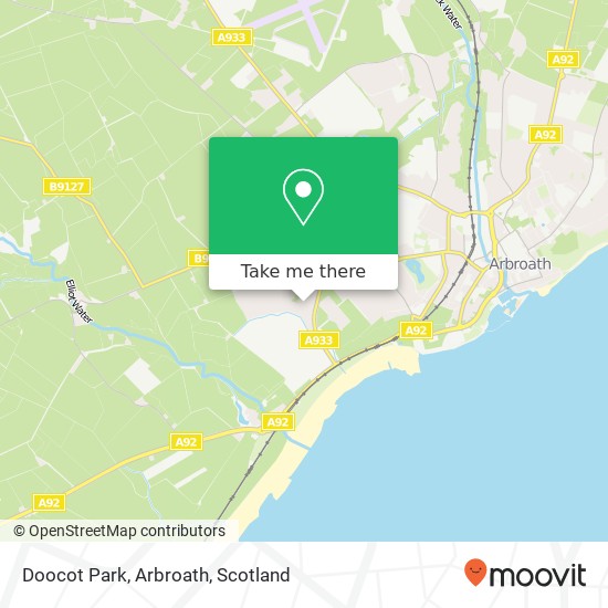 Doocot Park, Arbroath map