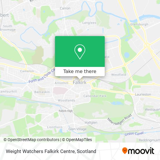 Weight Watchers Falkirk Centre map
