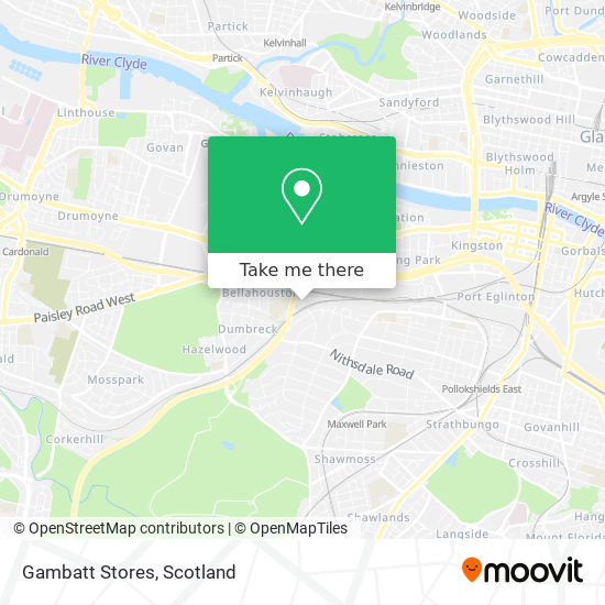 Gambatt Stores map