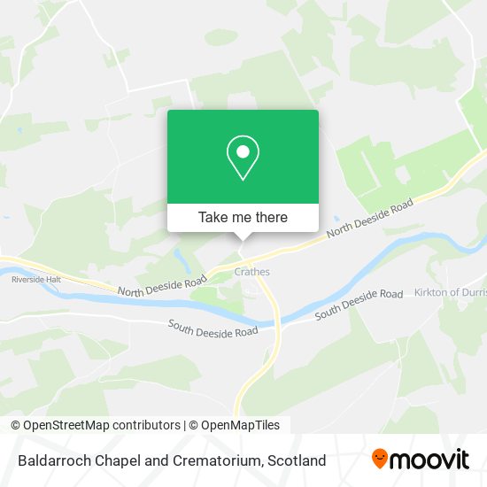 Baldarroch Chapel and Crematorium map