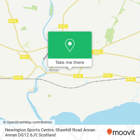 Newington Sports Centre, Shawhill Road Annan Annan DG12 6JY map