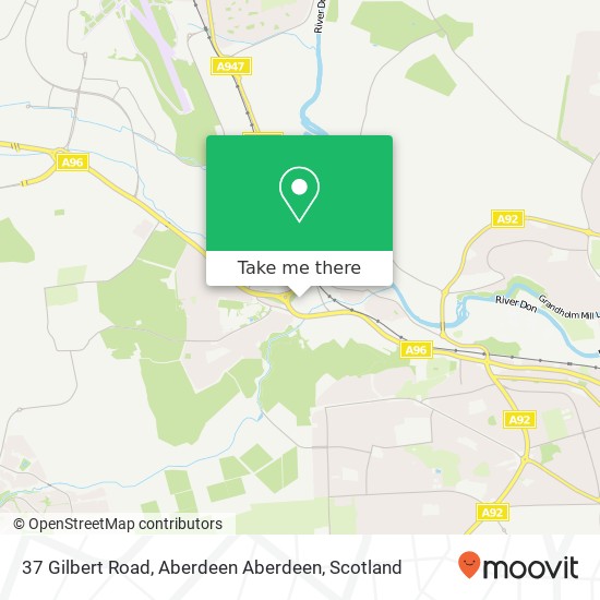37 Gilbert Road, Aberdeen Aberdeen map