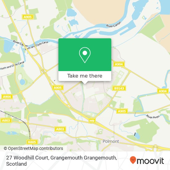 27 Woodhill Court, Grangemouth Grangemouth map