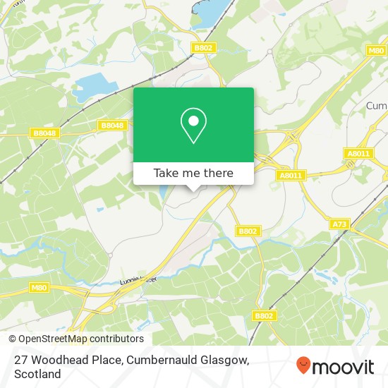 27 Woodhead Place, Cumbernauld Glasgow map