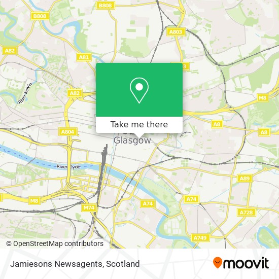 Jamiesons Newsagents map