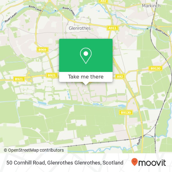 50 Cornhill Road, Glenrothes Glenrothes map