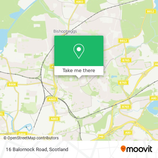 16 Balornock Road map