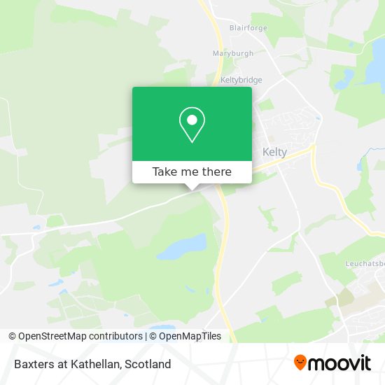 Baxters at Kathellan map