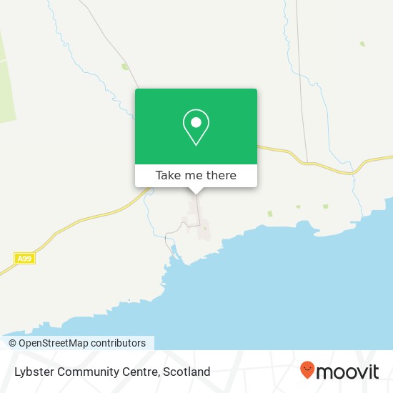 Lybster Community Centre map