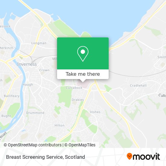 Breast Screening Service map