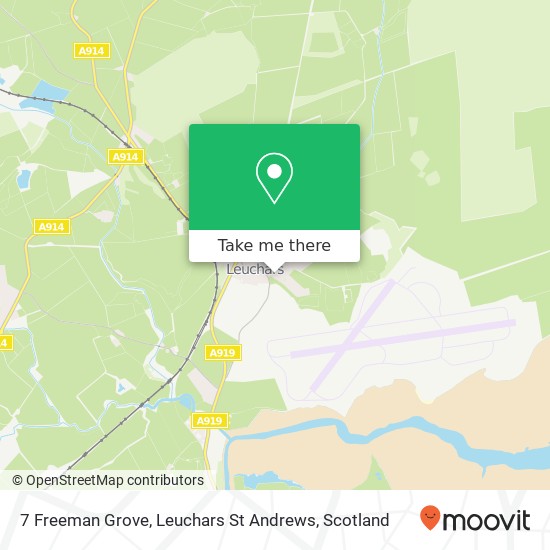 7 Freeman Grove, Leuchars St Andrews map