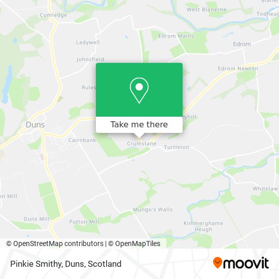 Pinkie Smithy, Duns map